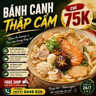 Hình ảnh bánh canh thập Cẩm 