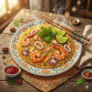 Hình ảnh Cơm chiên hải sản