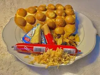 Hình ảnh Bánh Trứng Full 2 Phô Mai