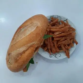 Hình ảnh Bánh mì sườn chay