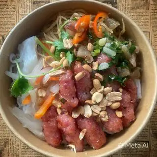 Hình ảnh Bún Thịt Nướng + Bì
