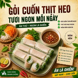 Hình ảnh Gỏi cuốn thịt heo