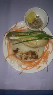Hình ảnh Xôi gà hấp hành - muối tiêu chanh