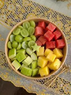Hình ảnh Dưa hấu Sài gòn + Hồng mật+ Xoài +Nho 