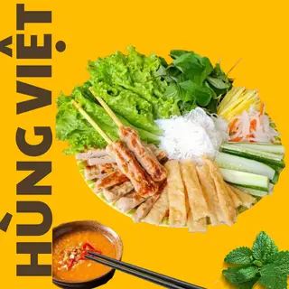 Hình ảnh Mẹt Nem Nướng Đặc Biệt 1 Người Kèm Rau Rừng 