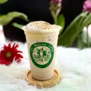 Hình ảnh Trà sữa truyền thống bánh flan