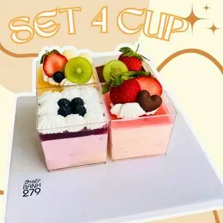 Hình ảnh Set 4 cup mix vị