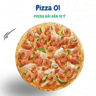 Hình ảnh Pizza hải sản vị Ý