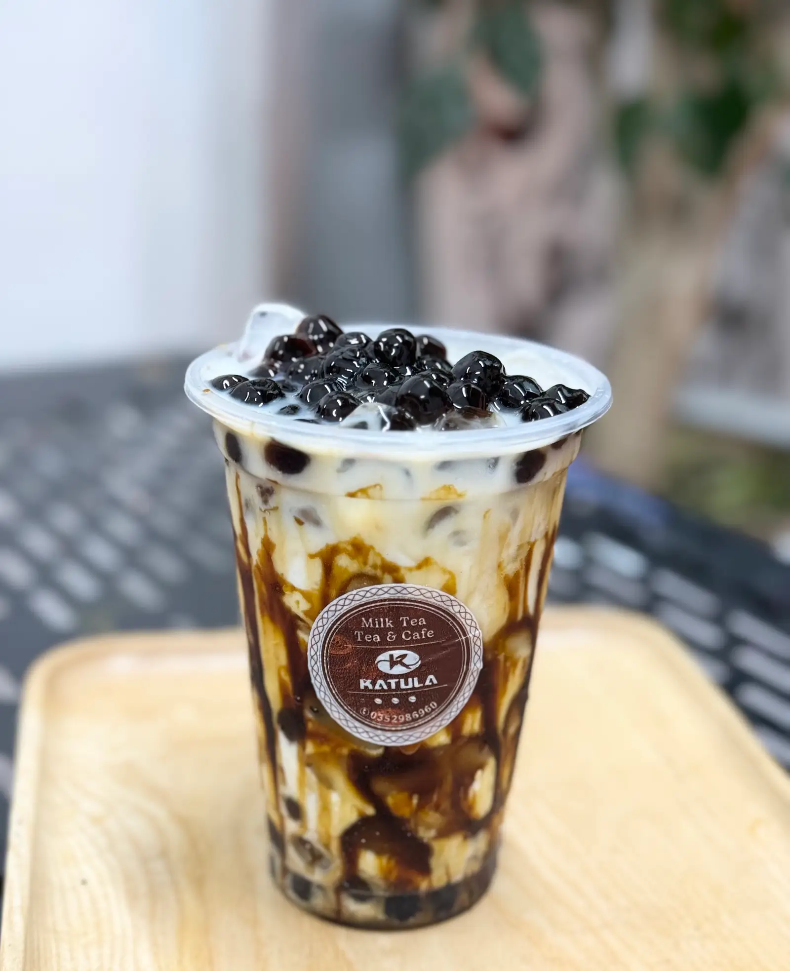 Hình ảnh Sữa tươi trân châu đường đen