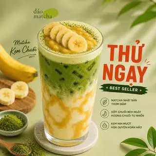 Hình ảnh Matcha kem chuối