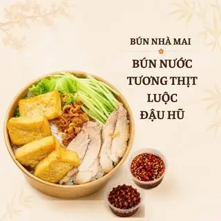 Hình ảnh BÚN NƯỚC TƯƠNG THỊT LUỘC & ĐẬU HŨ