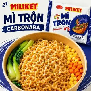 Hình ảnh  Mì Trộn Miliket Carbonar(117g)