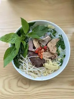 Hình ảnh Bún, mề gan, nước