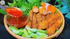 Hình ảnh Nem chua rán đĩa nhỏ