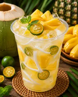 Hình ảnh DỪA TẮC THƠM MÍT