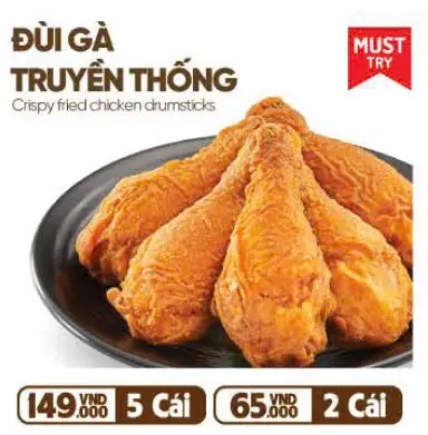 Hình ảnh Đùi Gà Truyền Thống Lớn (5 cái)