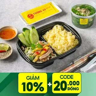 Hình ảnh Cơm Gà Xé Gỏi + Canh Xà Lách Xoong