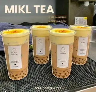 Hình ảnh Trà sữa Four kem trứng nướng