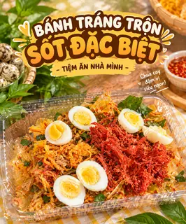 Hình ảnh Bánh tráng sốt đặc biệt 