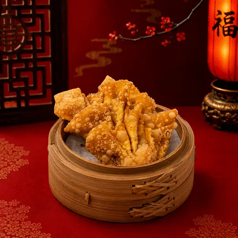 Hình ảnh Hoành thánh tôm chiên