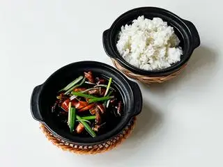 Hình ảnh Combo Cơm ếch 2 con + 1 Trà Tắc