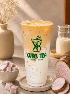 Hình ảnh Trà sữa sốt khoai môn tươi