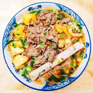 Hình ảnh Bún riêu bò + giò 