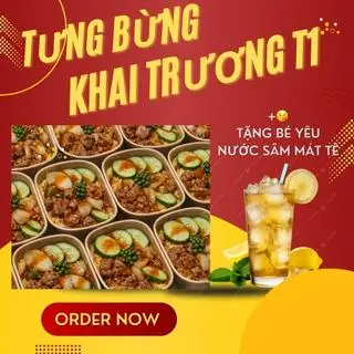 Hình ảnh Combo nui bò sốt tiêu ngập trứng - canh rong biển thịt bằm - nước
