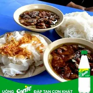 Hình ảnh Bún Chả + Sprite