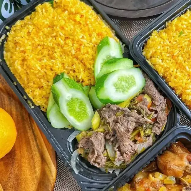Hình ảnh cơm rang dưa bò