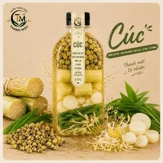 Hình ảnh  CÚC Uống cúc bớt cục - SÂM MÁT- chai lạnh  330ml ko đá