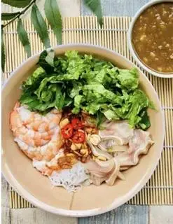 Hình ảnh Bún tai heo mắm nêm