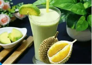 Hình ảnh sinh tố bơ sầu riêng