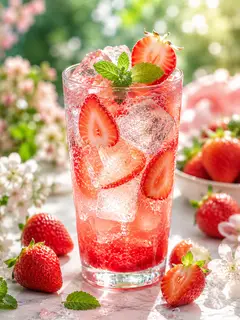 Hình ảnh soda dâu