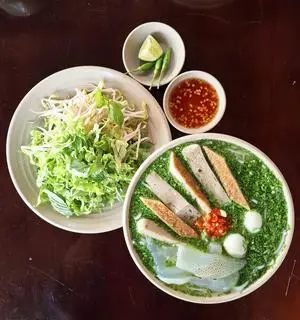 Hình ảnh (không cá tươi) Bánh canh hẹ + Sứa