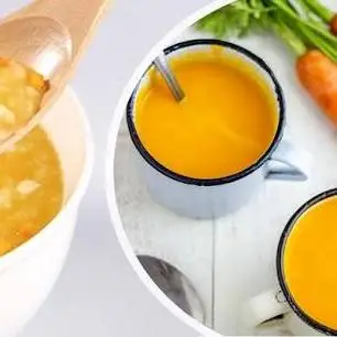 Hình ảnh Cháo tôm cà rốt ( không gia vị)