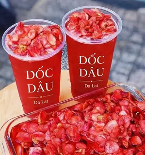 Hình ảnh Ly trà Dâu Tươi 700ml