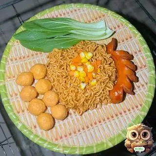 Hình ảnh Mì trộn Indomie - 9 tôm viên - xúc xích