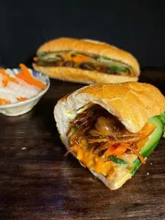 Hình ảnh Bánh mì nấm nướng chay