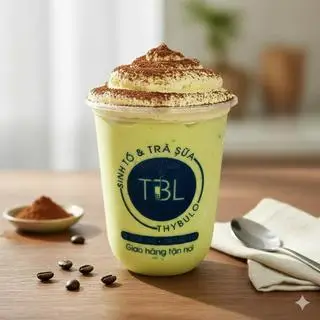 Hình ảnh Sinh tố bơ kem trứng vị cà phê cacao