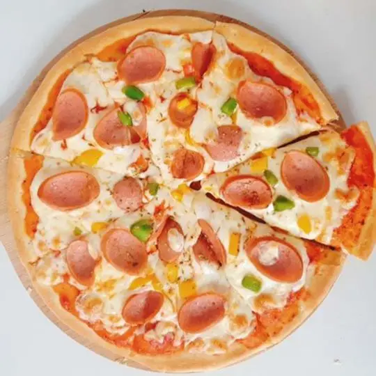 Hình ảnh Pizza xúc xích jambon size 20cm ( Ham & sausage pizza)