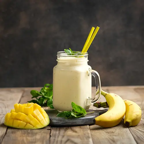 Hình ảnh sinh tố xoài chuối