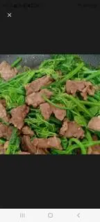Hình ảnh Đọt su xào bò
