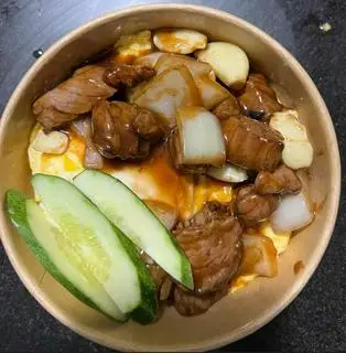 Hình ảnh 3 cơm bò cháy tỏi - 3 canh rong biển(Đặt Trước)