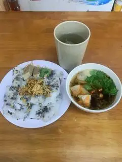 Hình ảnh Bánh cuốn chả quế - thịt nướng