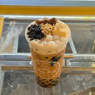 Hình ảnh Trà sữa truyền thống full topping