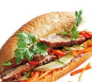 Hình ảnh Bánh mì nem nướng, chà bông