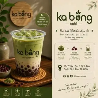 Hình ảnh Trà sữa matcha đậu đỏ