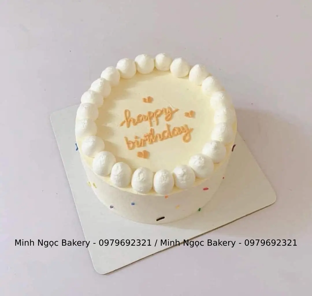 Hình ảnh Bánh kem đơn giản mẫu 1