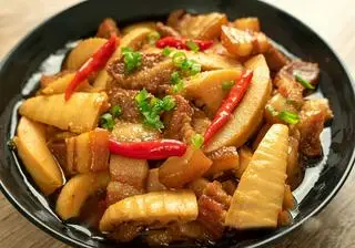 Hình ảnh CƠM THỊT KHO MĂNG